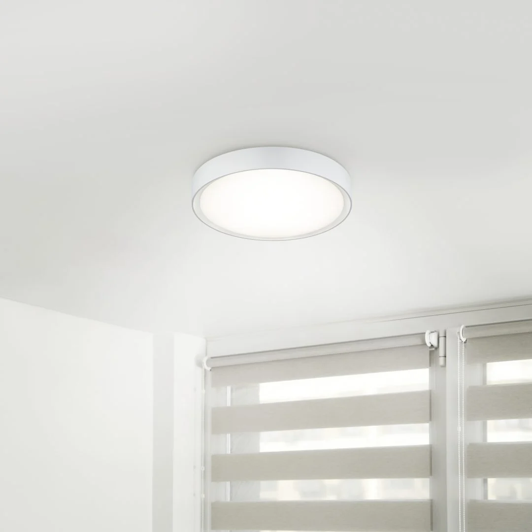 Plafondlamp Breru Wit Ø33 cm - Set van 3 - Afbeelding 5