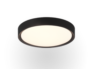 Plafondlamp Terdan Mat Zwart Ø33 cm - Set van 3