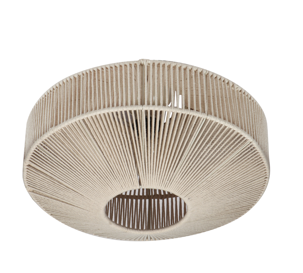 Plafondlamp Keirdea Beige Ø46 cm - Set van 3 - Afbeelding 3