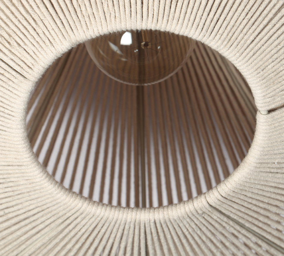 Plafondlamp Keirdea Beige Ø46 cm - Set van 3 - Afbeelding 5