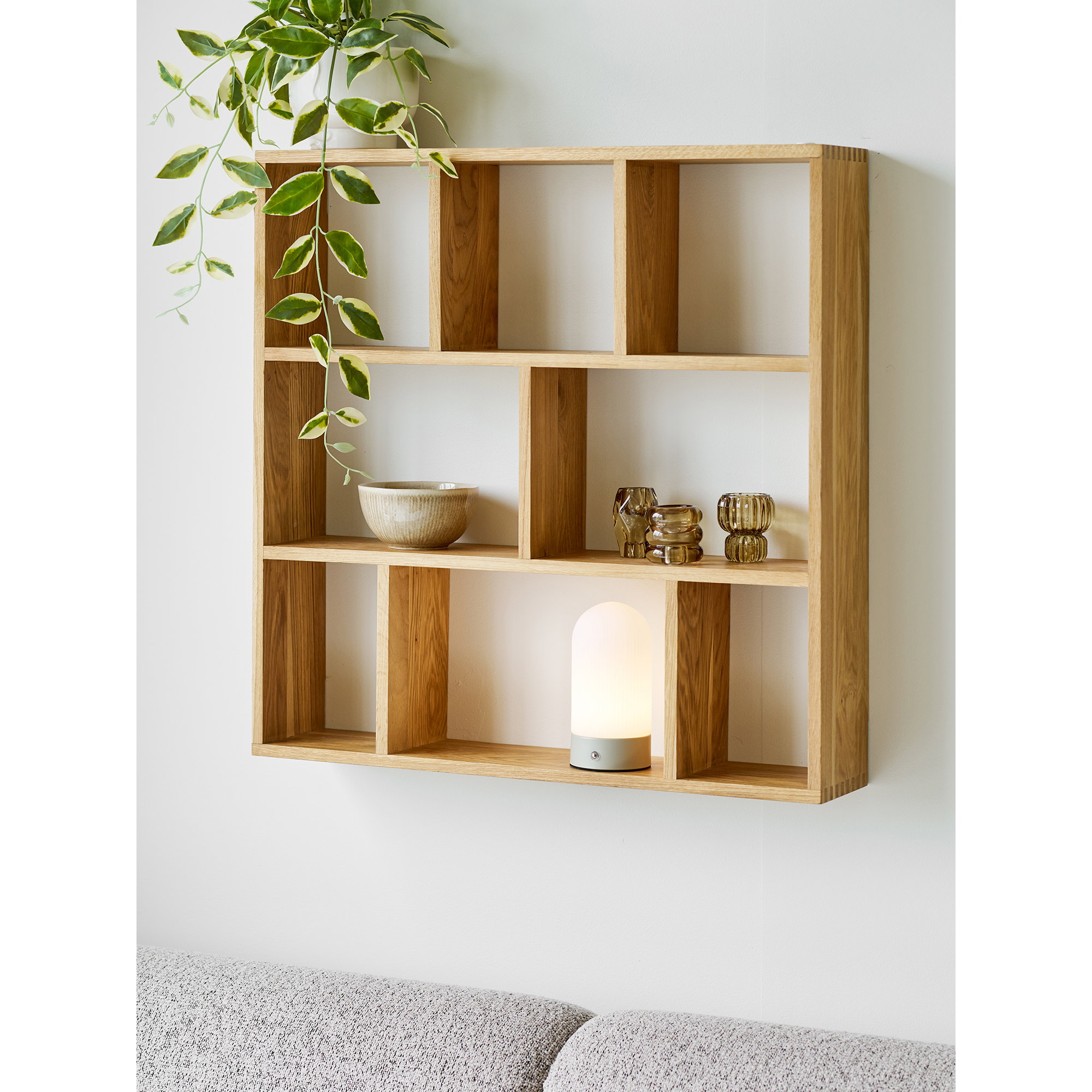 Tafellamp Kleisku Beige H18 cm - Afbeelding 8