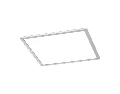 Plafondlamp Bresio Mat Nikkel set van 3 met wit acryl en geïntegreerde LED, modern en strak ontwerp