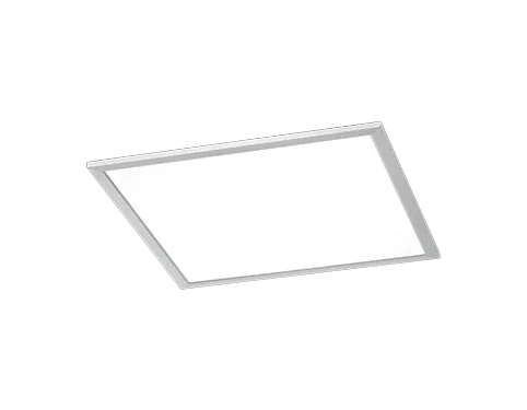 Plafondlamp Bresio Mat Nikkel set van 3 met wit acryl en geïntegreerde LED, modern en strak ontwerp