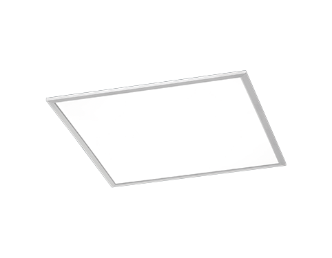 Plafondlamp Cunnello mat nikkel set van 3 met strak wit LED-paneel en modern, vlak design
