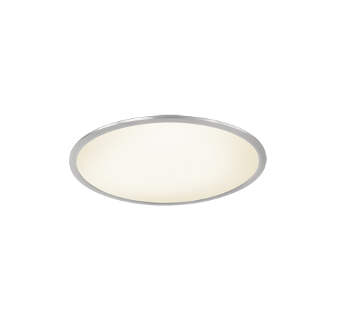 Plafondlamp Klieldond Mat Nikkel Ø62 cm - Set van 3 - Afbeelding 3