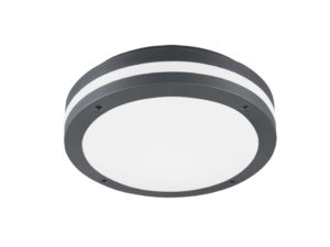Plafondlamp Foskis Antraciet Ø30 cm - Set van 3