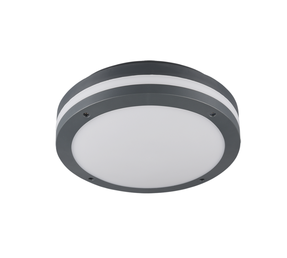 Plafondlamp Foskis Antraciet Ø30 cm - Set van 3 - Afbeelding 3