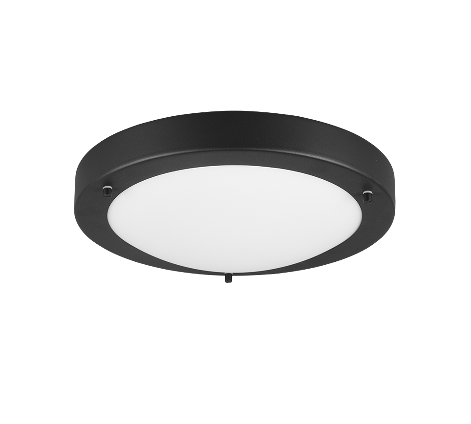 Plafondlamp Sloonis Mat Zwart Ø31,5 cm - Set van 3 - Afbeelding 2