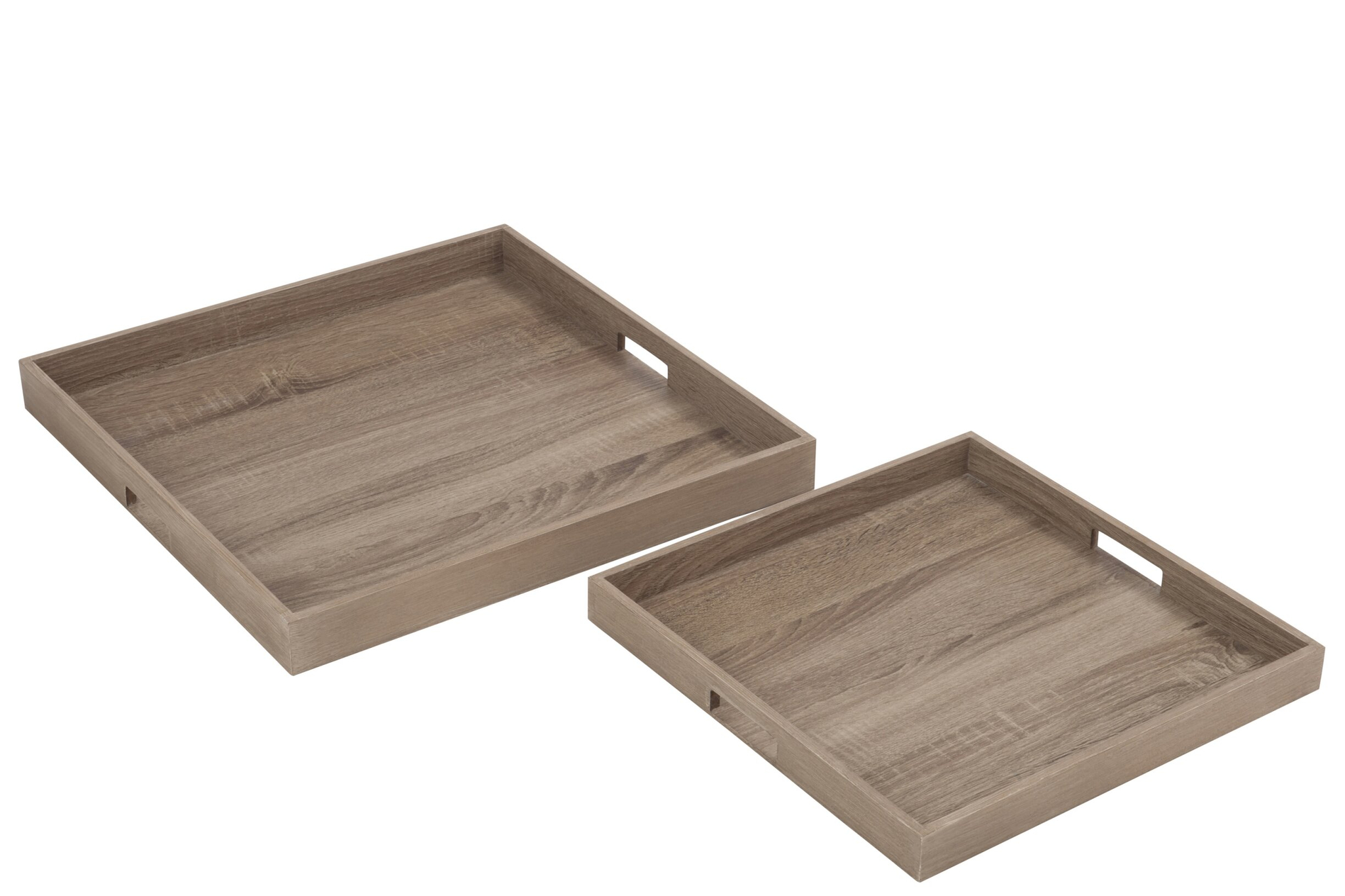 Dienblad York MDF Naturel - Set van 2 - Afbeelding 3