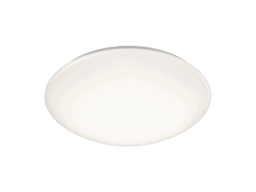 Vaummil witte plafondlamp Ø37 cm, strakke moderne LED-lamp met ronde vorm en warm licht