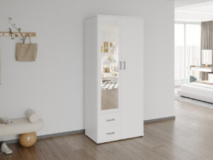 Kledingkast Gaammora Wit 80 cm