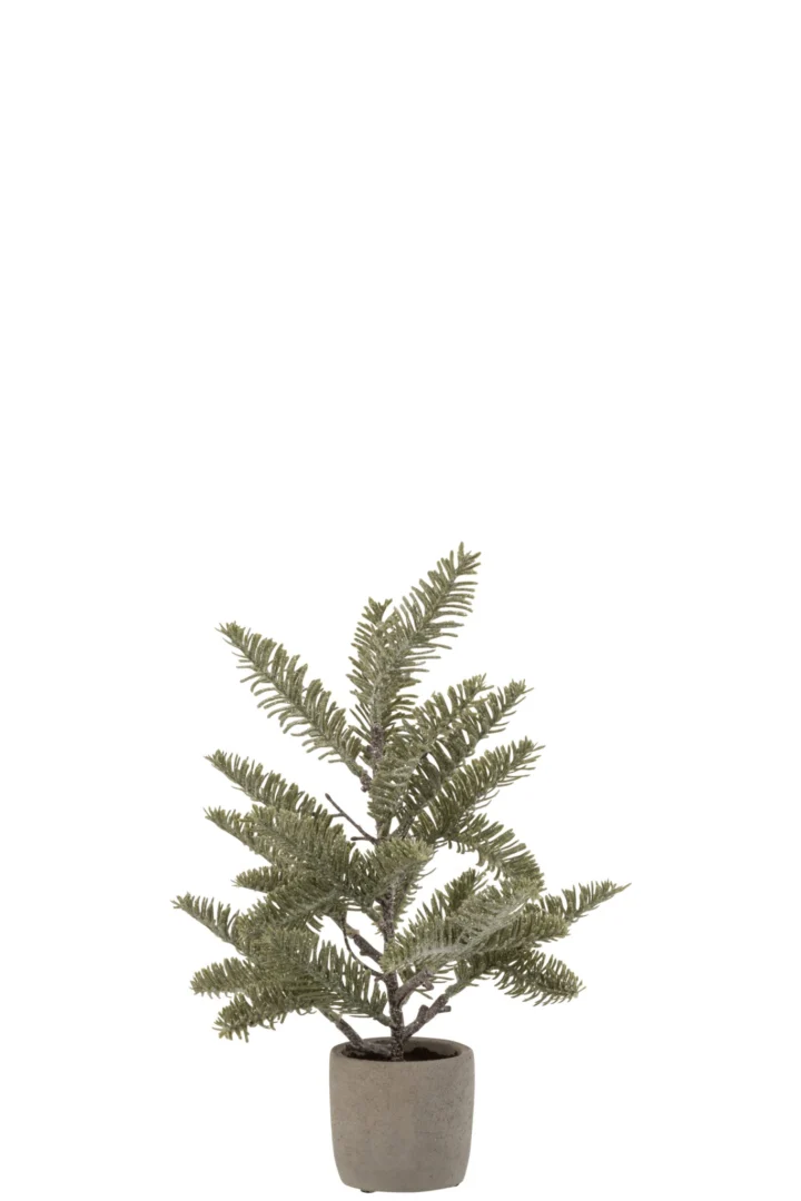 Pot Stistos Klei Groen H39 cm - Afbeelding 2