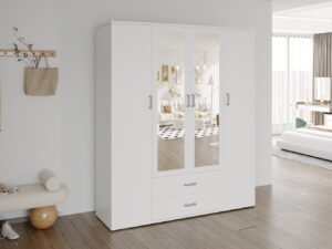 Kledingkast Raumon Wit 160 cm