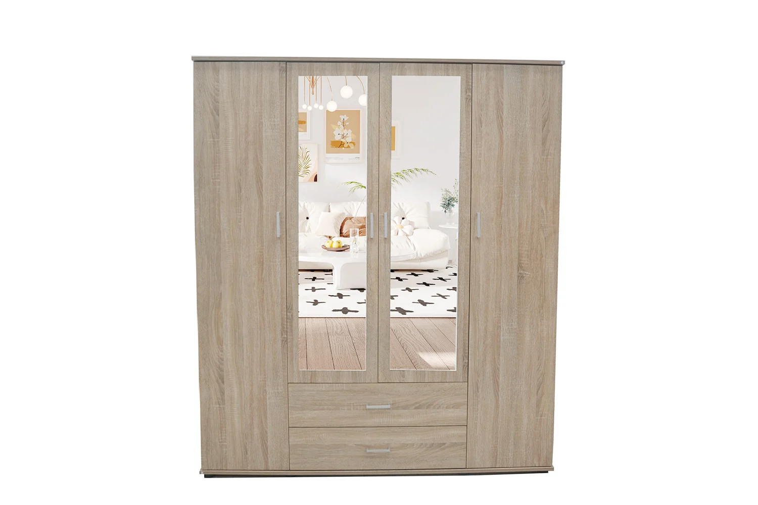 Kledingkast Klaubes 160 cm - Afbeelding 2