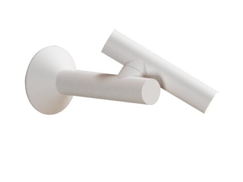 Buitenlamp Klunea Wit met verstelbare LED-spot en strak aluminium design voor buitengebruik