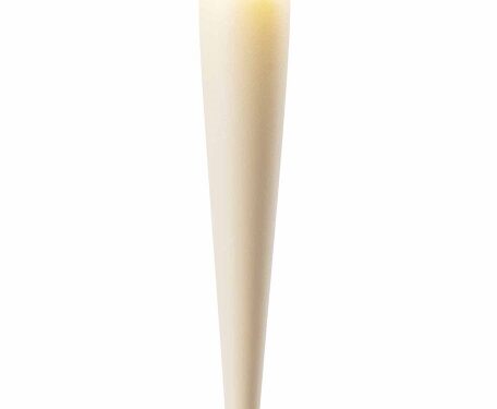 Tafellamp Remia Zand H32 cm, oplaadbare LED outdoor lamp met ronde kap en slanke voet