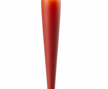 Buitenlamp Winchester Rood met conische geribbelde kap, warm LED-licht en draadloze oplaadbare accu