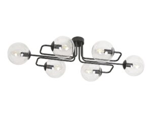 Plafondlamp Stessi Zwart Ø14 cm