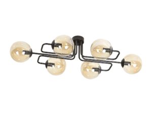 Plafondlamp Zotena Zwart Ø14 cm
