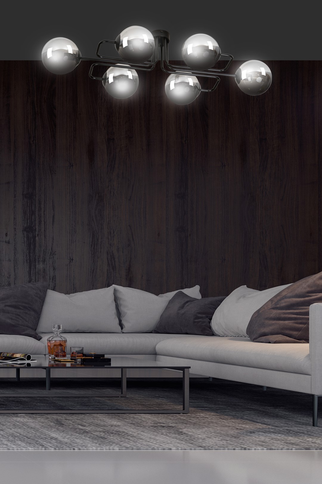 Plafondlamp Leirnes Zwart Ø14 cm - Afbeelding 4