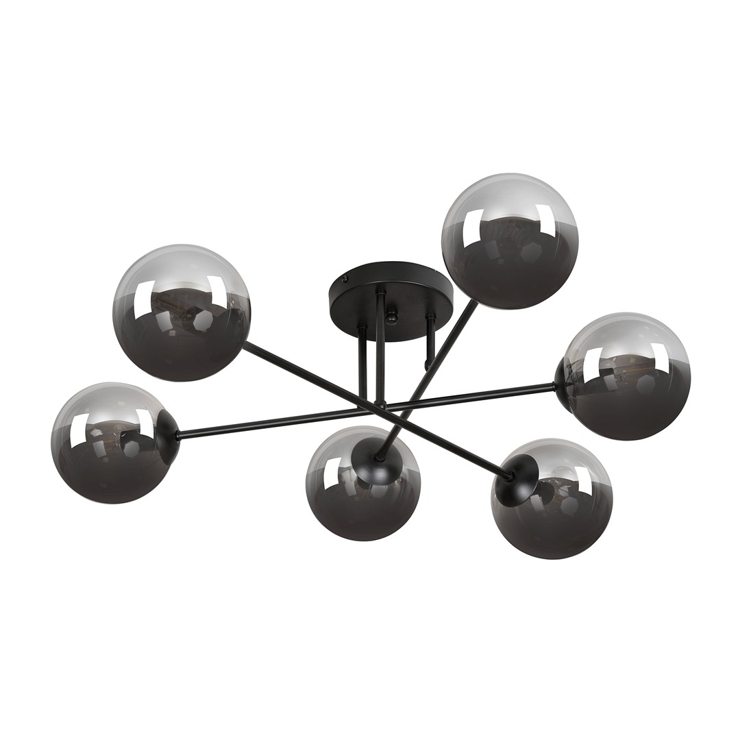 Plafondlamp Heinnar Zwart Ø14 cm