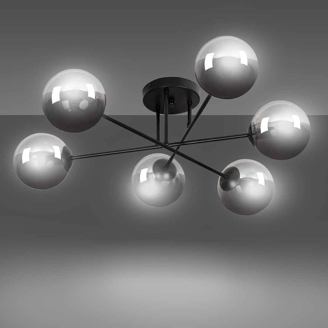 Plafondlamp Heinnar Zwart Ø14 cm - Afbeelding 3