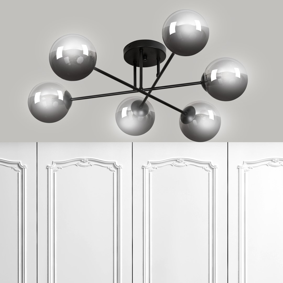 Plafondlamp Heinnar Zwart Ø14 cm - Afbeelding 5
