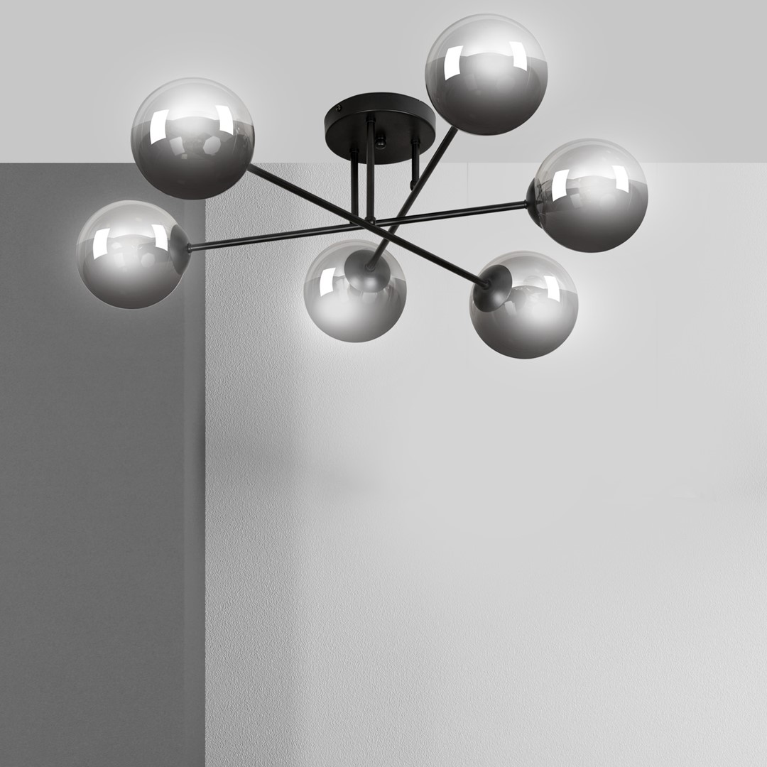 Plafondlamp Heinnar Zwart Ø14 cm - Afbeelding 7