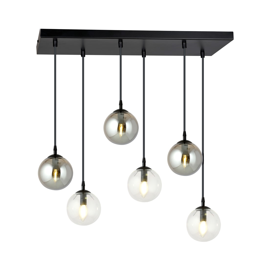 Hanglamp Caumme Zwart Ø14 cm