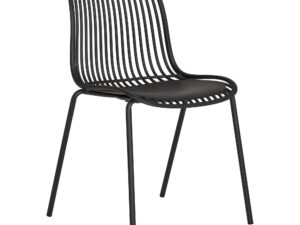 Eetkamerstoel Santorini Zwart - Set van 4
