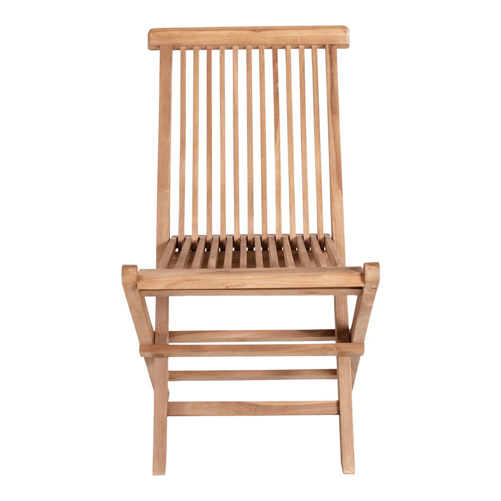 Eetkamerstoel Jornella Teak Naturel - Set van 2 - Afbeelding 2