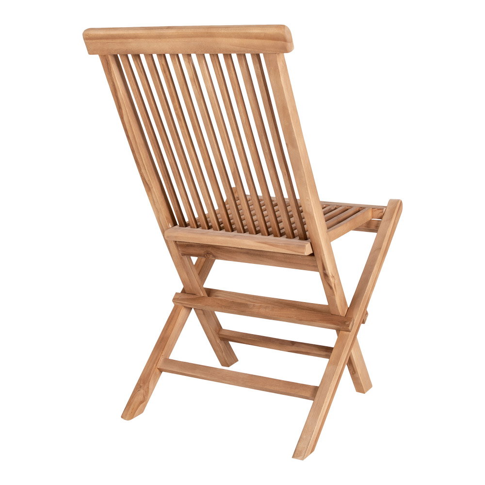 Eetkamerstoel Jornella Teak Naturel - Set van 2 - Afbeelding 4