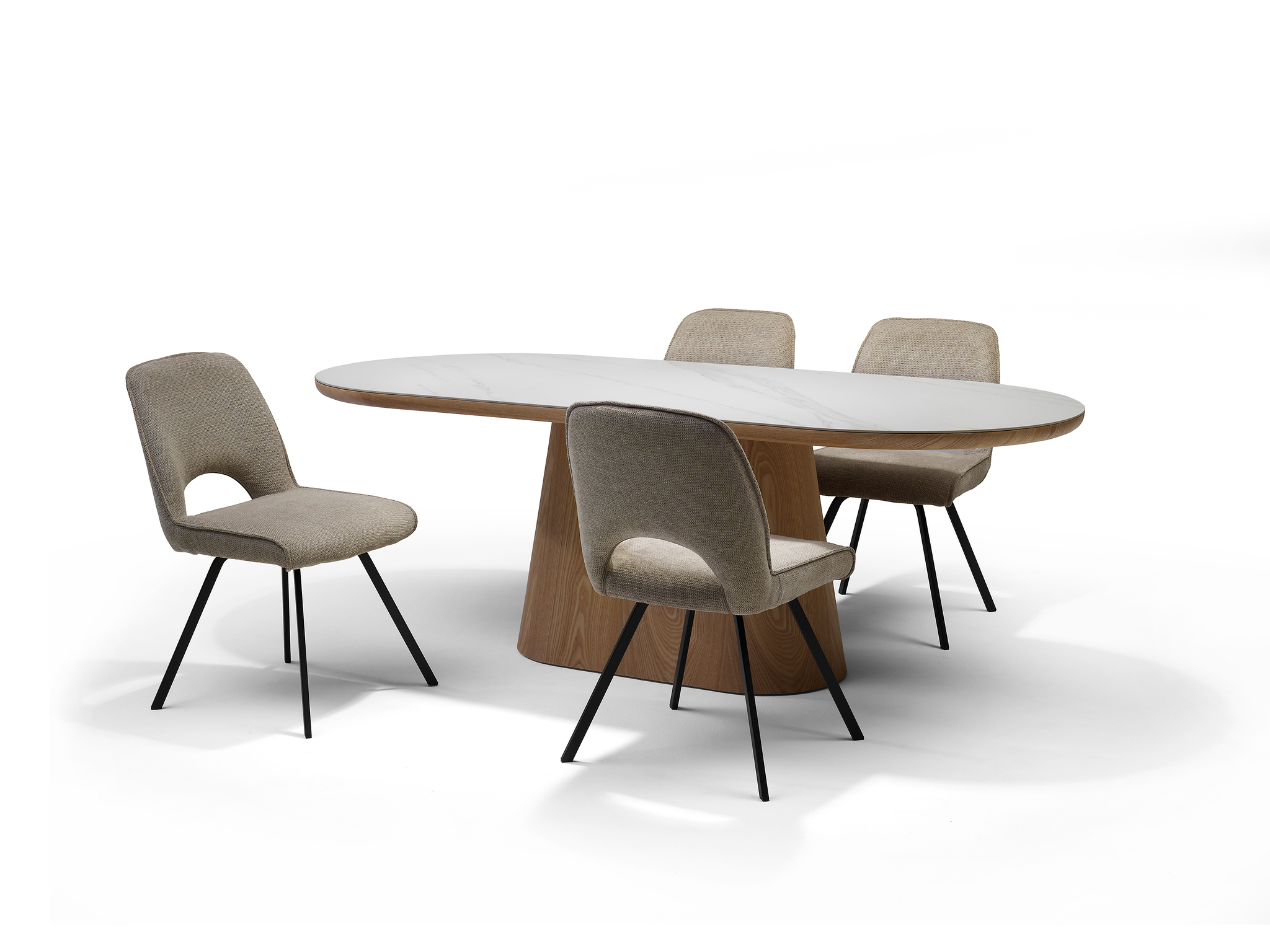 Eetkamertafel Kubesta Steen 220x100 cm - Afbeelding 3