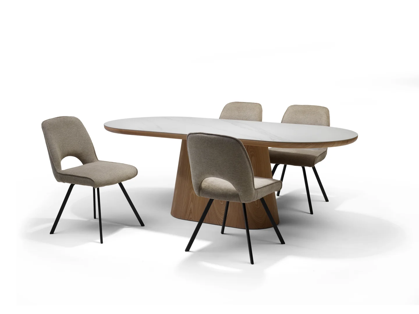 Eetkamertafel Kubesta Steen 220x100 cm - Afbeelding 3