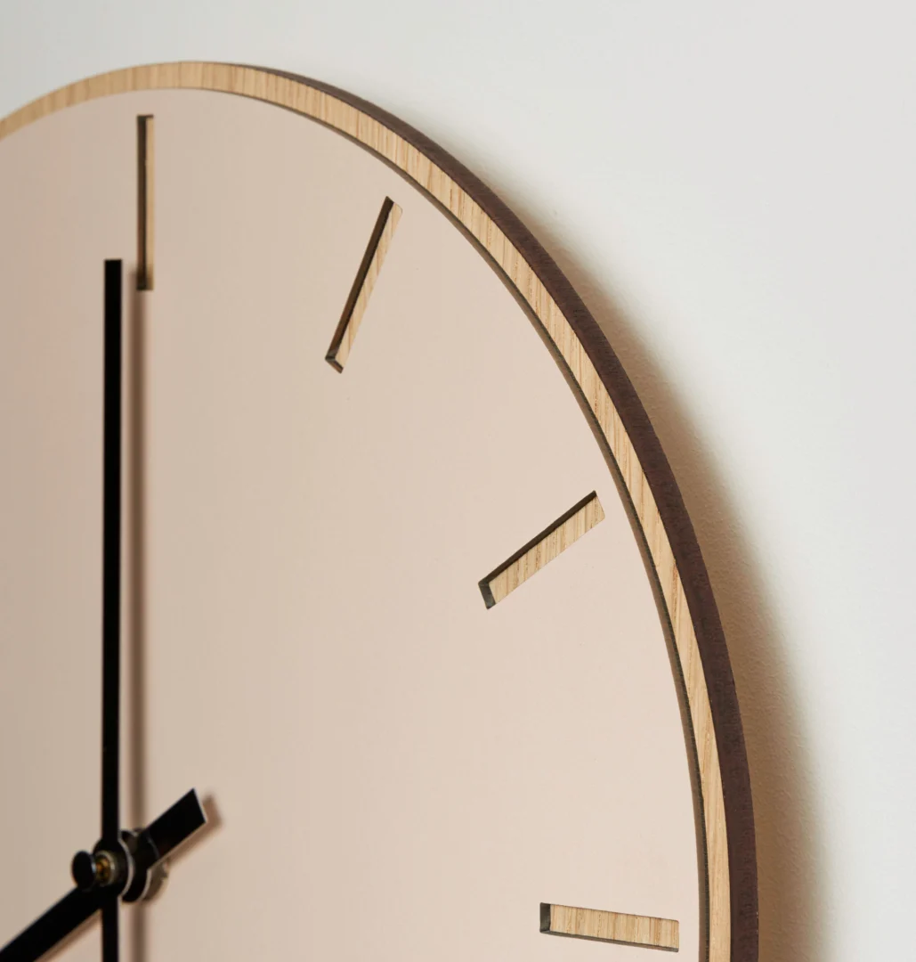 Wandklok Stisso Goud - Afbeelding 2