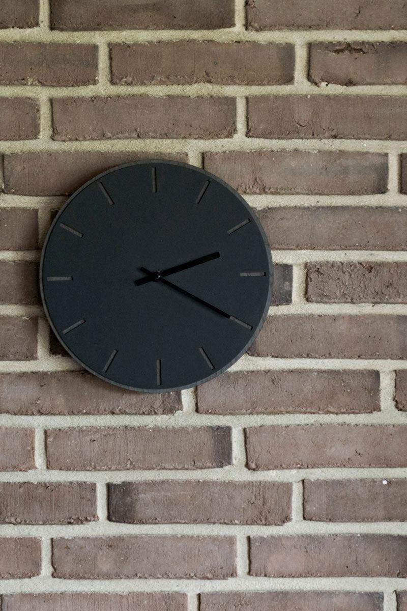 Wandklok Jaarmino Zwart - Afbeelding 4