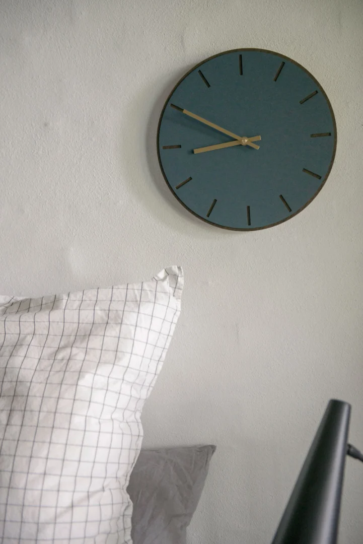 Wandklok Moosea Zwart - Afbeelding 2