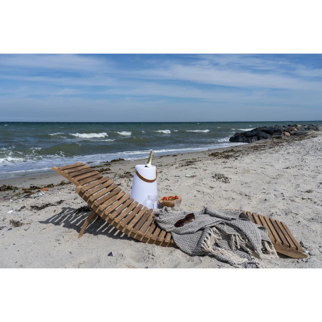Ligstoel Lanzarote Teak Naturel - Afbeelding 7