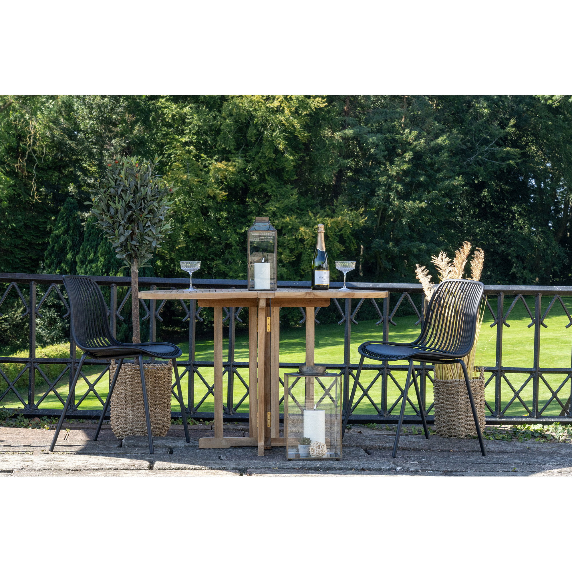 Bijzettafel Flierror Teak 120 cm - Afbeelding 6