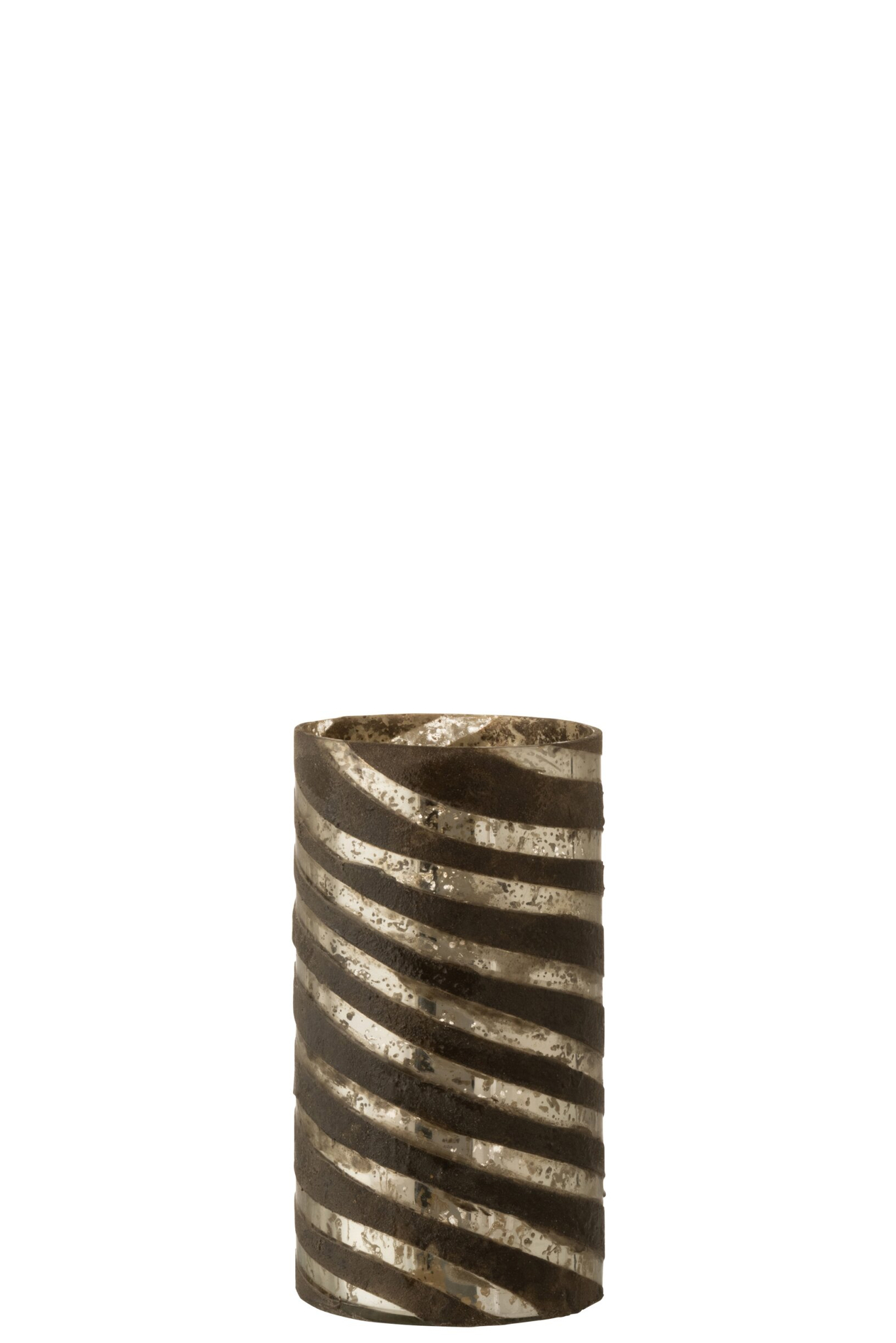 Vaas Seimora Glas Zilver H28 cm - Afbeelding 4