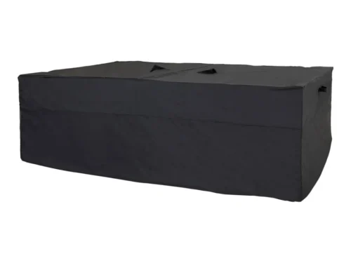 Zwarte Stunoro bankstelhoes van polyester, stevige beschermhoes voor lounge- en sofaset