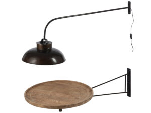 Wandlamp Preensar Zwart
