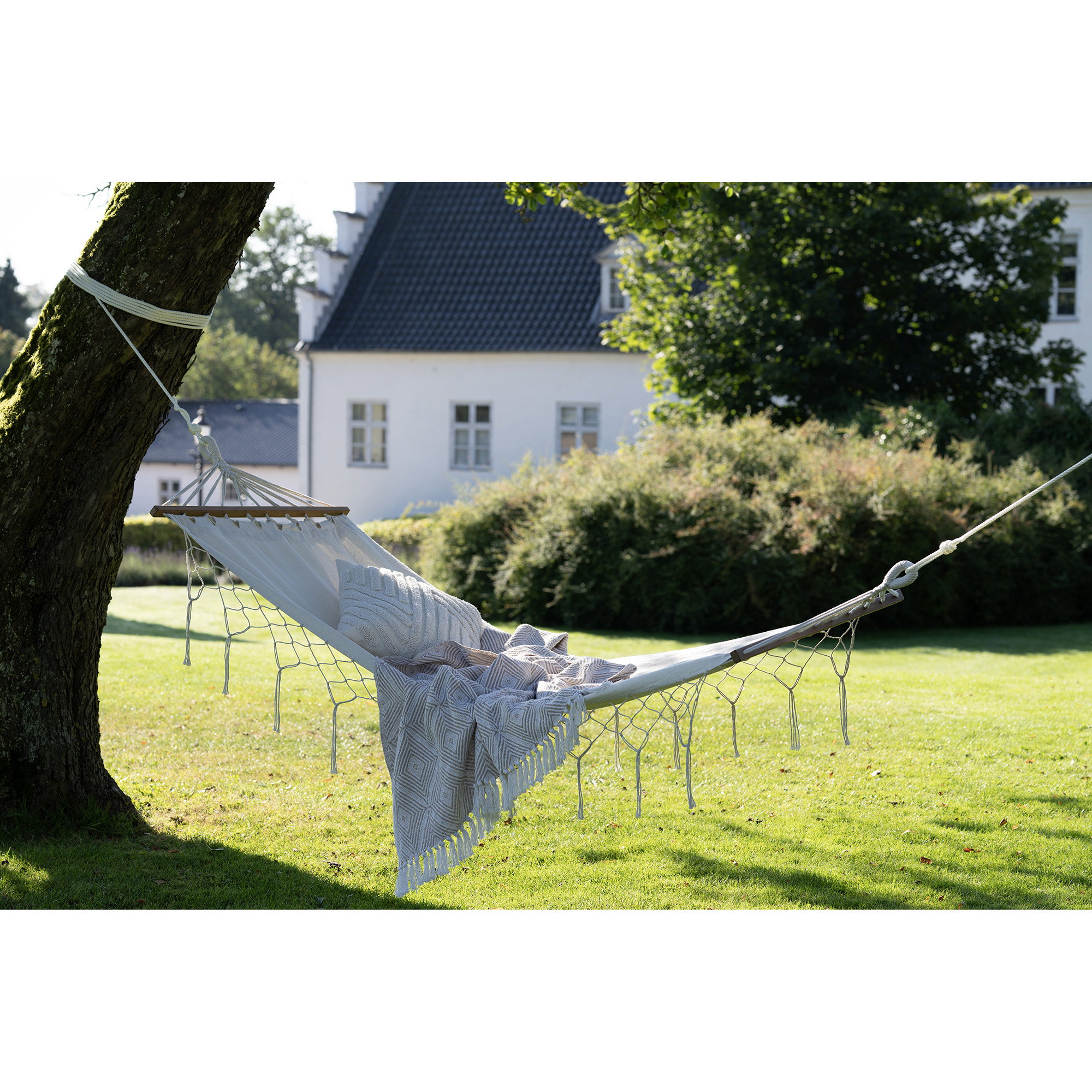 Hangmat Jeirmon Polyester Gebroken Wit - Afbeelding 5