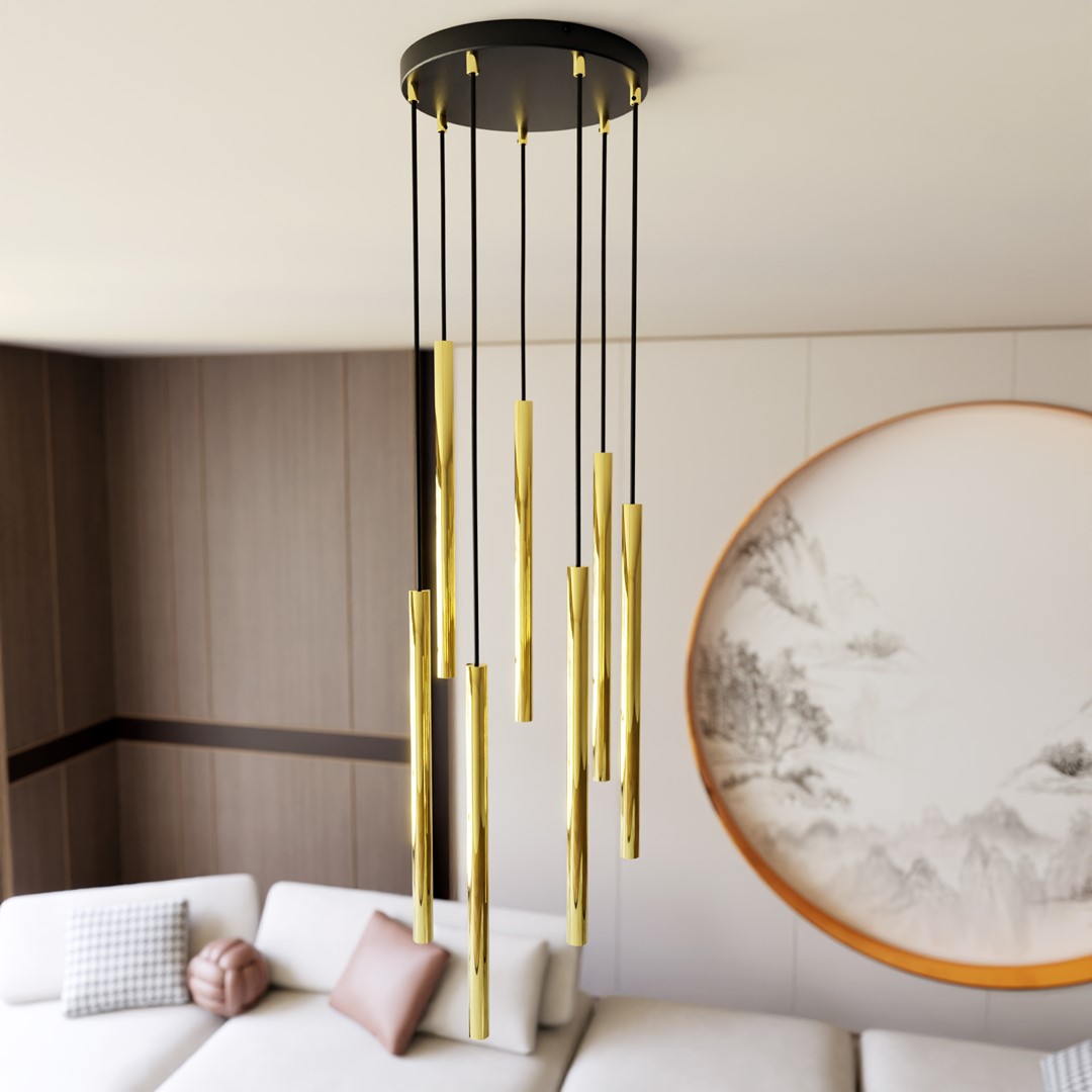 Hanglamp Taurna Zwart Ø2 cm - Afbeelding 3