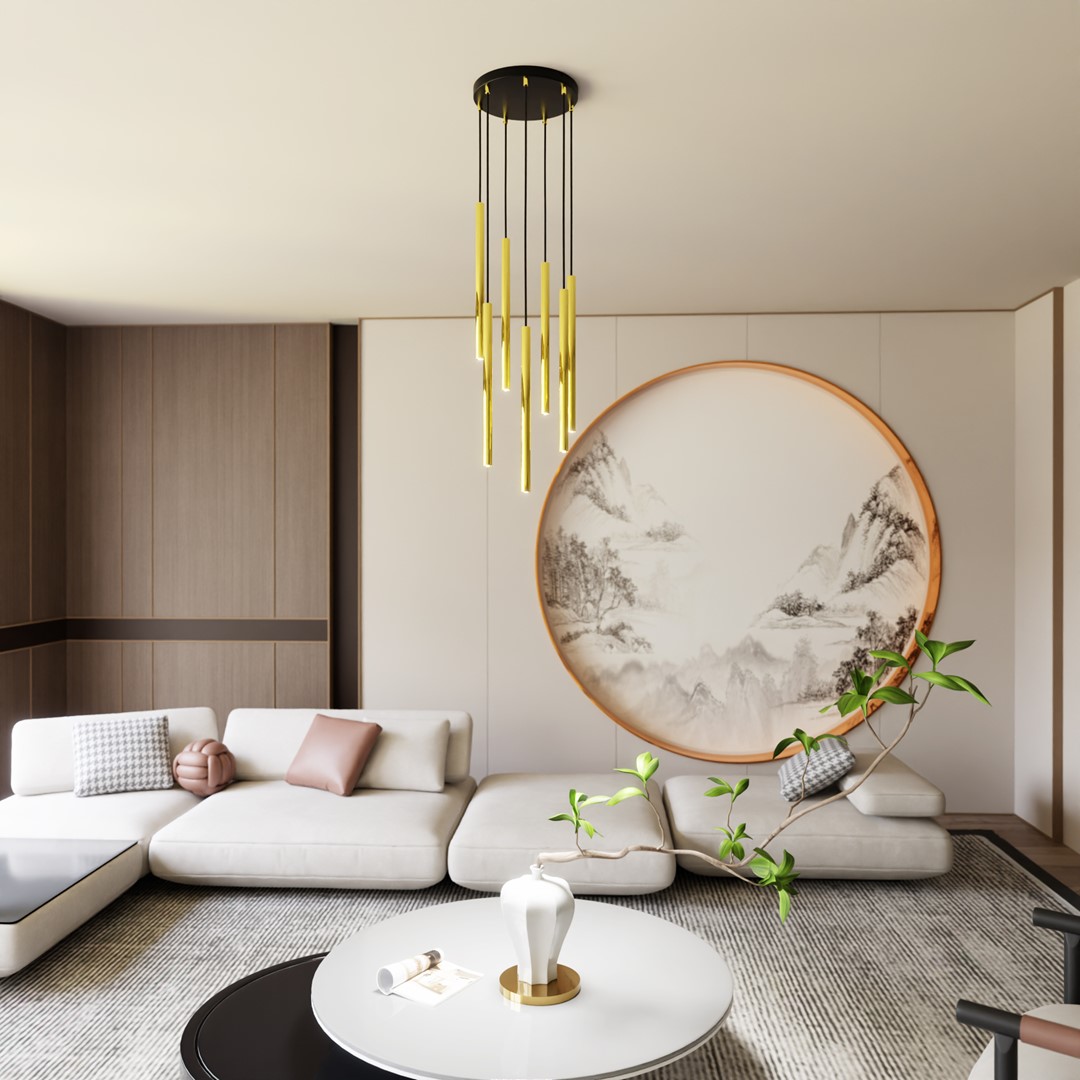 Hanglamp Taurna Zwart Ø2 cm - Afbeelding 4