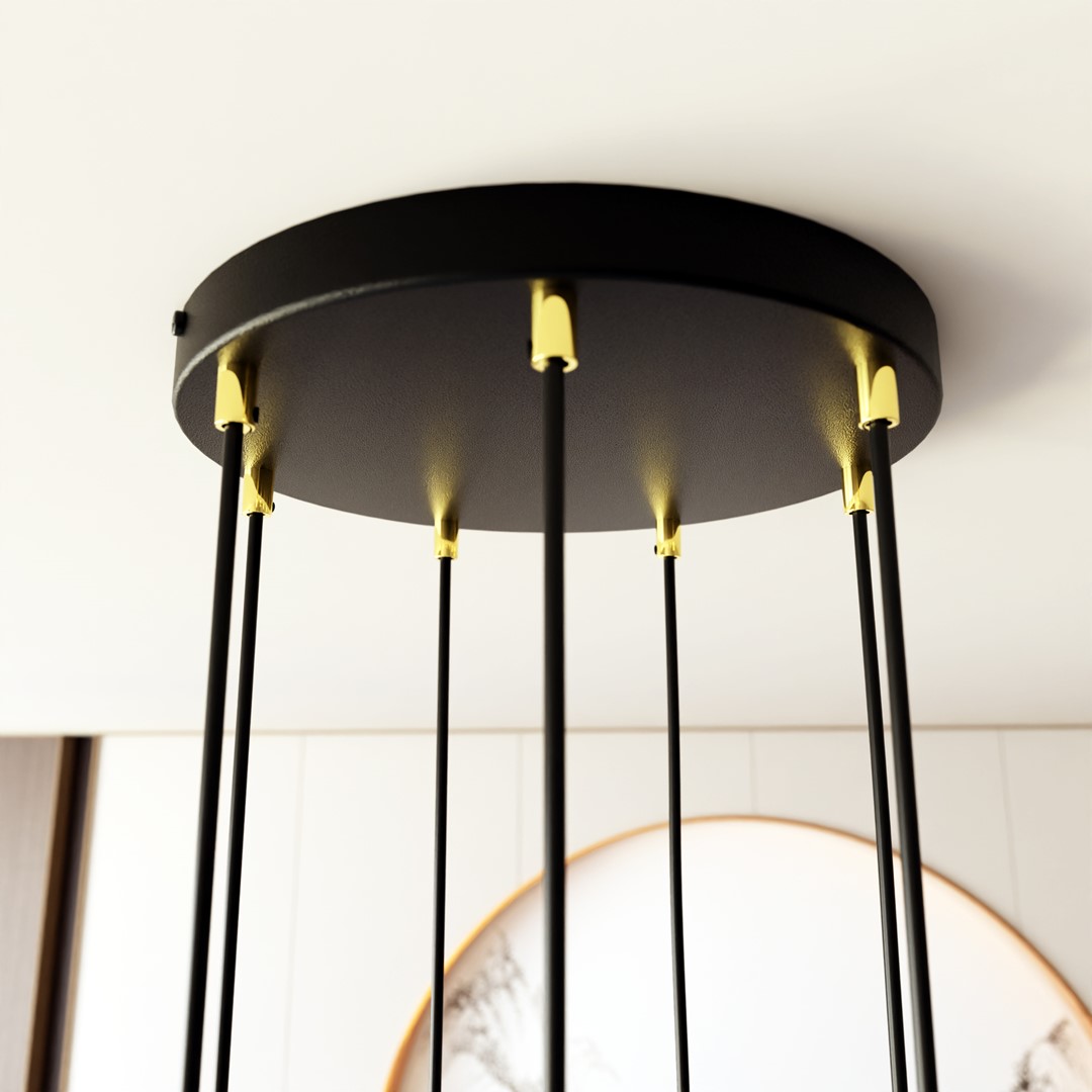 Hanglamp Taurna Zwart Ø2 cm - Afbeelding 7