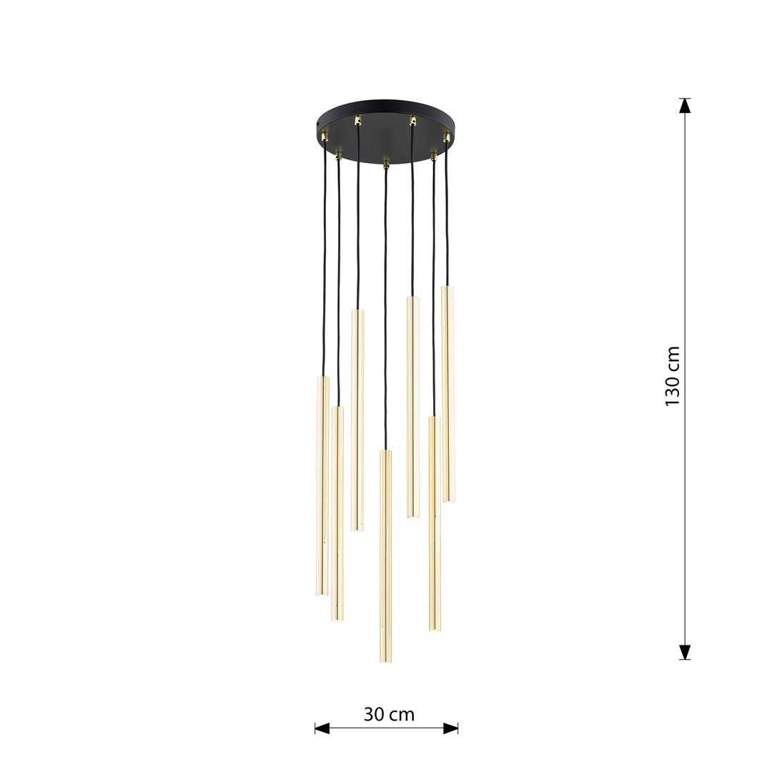 Hanglamp Taurna Zwart Ø2 cm - Afbeelding 8