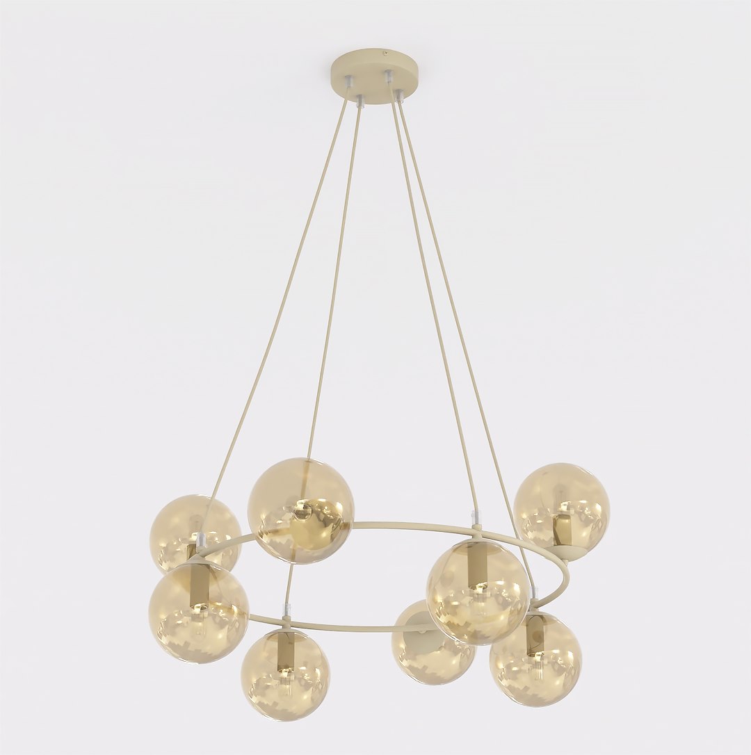 Hanglamp Brallone Beige Ø14 cm