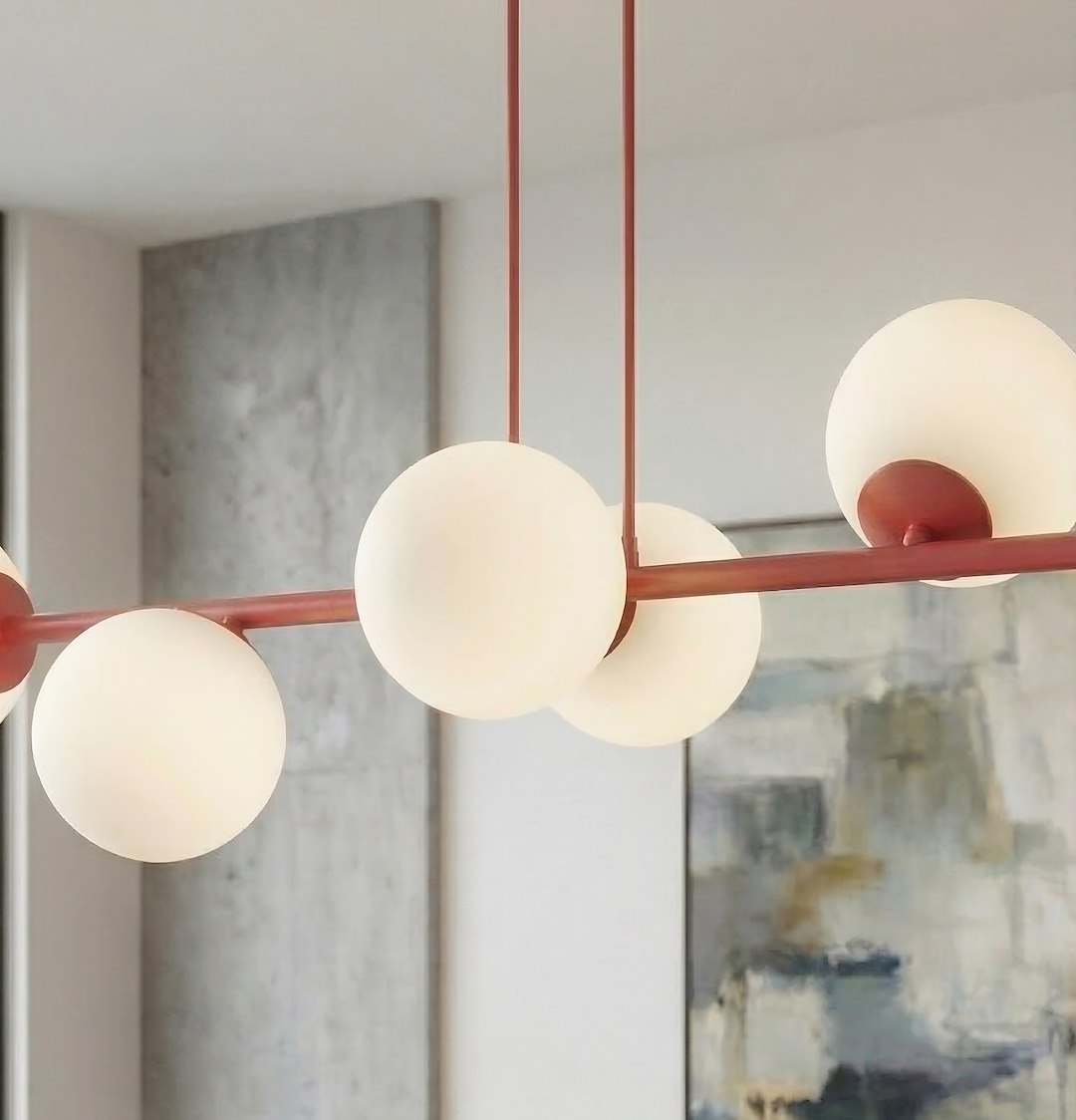 Hanglamp Mirna Bordeaux Ø14 cm - Afbeelding 3