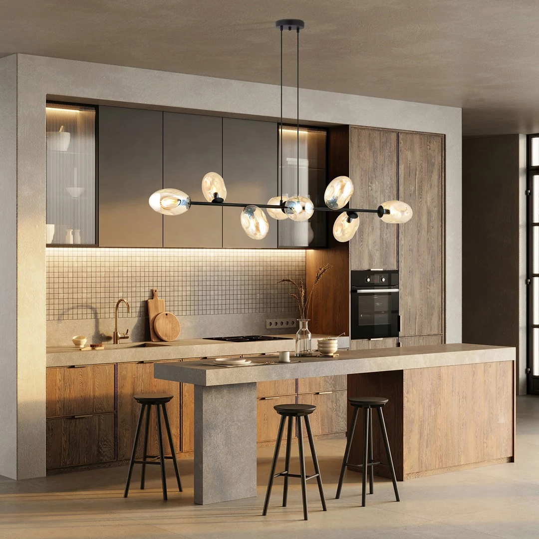 Hanglamp Kondia Zwart Ø12 cm - Afbeelding 3